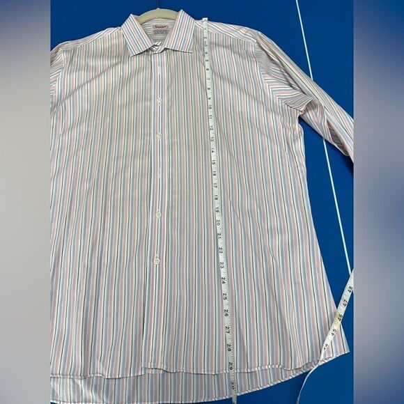 Men’s Dress Shirt. 100% Handmade. Pristine Condition. Size XL - Picture 3 of 6